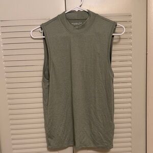 Soft A&F Cozy sleeveless mock neck top